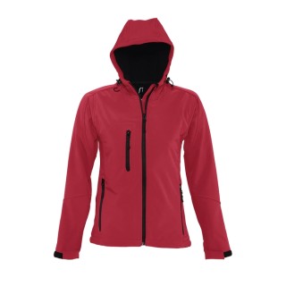 Chaqueta softshell mujer con capucha personalizada